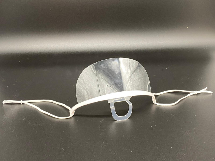 Gesichtsmaske Mundschutz & Nasenschutz verstellbar IN FARBE WEISS