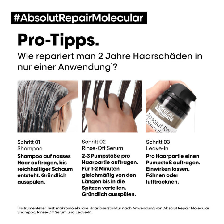 L'Oreal Serie Expert Abs. Rep. Molecular Shampoo 300 ml