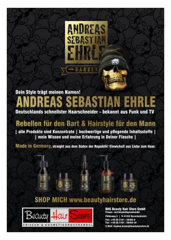 Andreas Sebastian Ehrle Barber Bartpflege - Stoppel Killer Rasiercreme 100ml