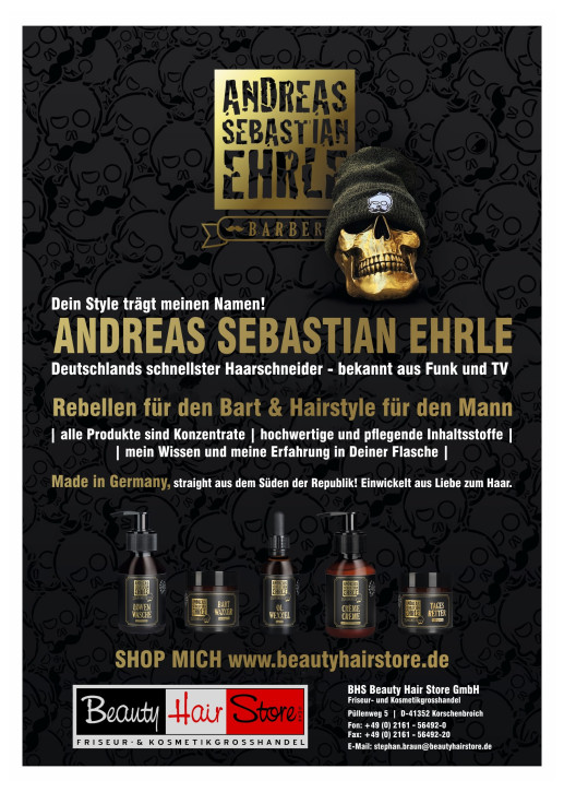 Andreas Sebastian Ehrle Barber Bartpflege - Löwenwäsche - Bartshampoo 100ml