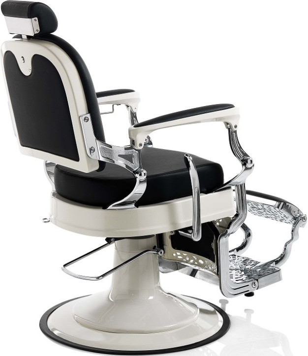 Xanitalia Friseurstuhl Herren Mustang Barbiersessel schwarz