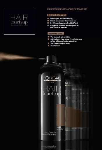 L'Oreal Ansatz Make up Hair Touch up Black 75 ml