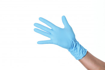Nitril Handschuhe Blau LARGE puderfrei 100 Stück