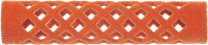 FLOCKED CURLER Metallwickler beflockt 65mm - 13mm orange 12Stk