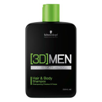 Schwarzkopf 3D MEN Hair & Body Shampoo 250 ml