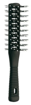 Comair Tunnelventbürste doppelseitig Rubberize schwarz