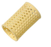 Comair Flachwellwickler 40mm konisch lang 10 Stück elfenbein