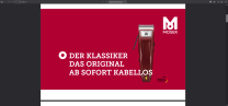 *Ausverkauf Moser HSM 1400 Cordless