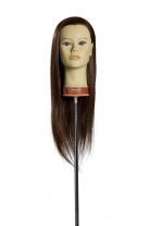 Limage Übungskopf  Lisa  dunkelblond 50 cm chinesisches Echthaar
