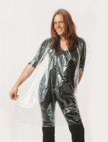 Comair Einweg-Umhang transparent gehärtet 100 Stück 0,019x100x140cm