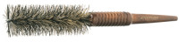 Comair Bürste 33mm rund zweifarbige Naturborsten