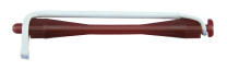 Comair Kaltwellwickler mit Rundgummi 12 Stück 4mm dunkelrot Länge 75mm