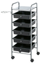 Comair Stapelboy "Coiffeur" 32x33x81,5cm schwarz