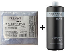 Creative Hair SET Blondierung 500 g + Creative Hair Creme Oxydant 12% 1000 ml