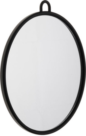 KRISTALL Handspiegel schwarz