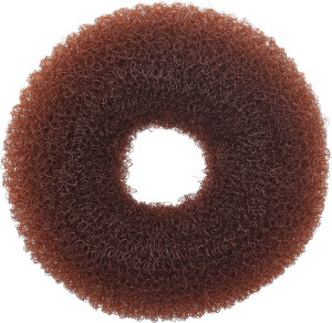 Haarknotenring 12cm braun