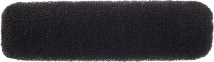 Haarknotenrolle 15cm schwarz