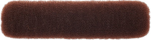 Haarknotenrolle 18cm braun
