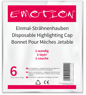 Emotion PE-Strähnenhaube glatt 6Stk.