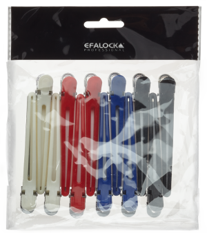 COMBI-CLIPS Abteilklammern bunt sortiert 12Stk.