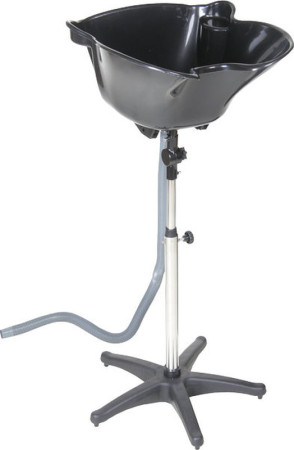 Mobiles Waschbecken tief schwarz