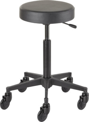 CLICTEC ROUND Rollhocker M schwarz