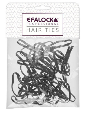 Rasta-Haargummi dick/groß schwarz 100Stk.