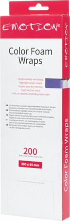 Efalock Emotion COLOR FOAM WRAPS Strähnenpapier 30cm 4 Farben - 200Stk.