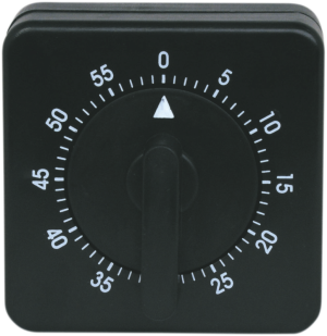 TIMER MECHANISCH schwarz