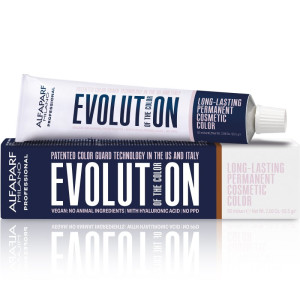 Alfaparf Milano Professional Evolution of the Color Warm Browns Haarfarbe 7,32 mittelblond gold 60ml