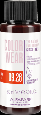 Alfaparf Milano Color Wear Gloss Toner Reds - 09,26 Soft Very Light Violet Red Blonde 60ml