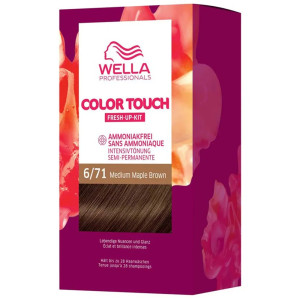 Wella Color Touch FRESH UP KIT DEEP_BROWNS 6/71 dunkelblond braun-asch, 130ml