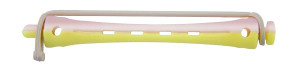 Comair KW-Wkl.2-fbg 12er 8mm kurz Rundgummi gelb/rosa Kaltwellwickler