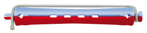 Comair KW-Wkl.2-fbg 12er 11mm lang Rundgummi blau/rot Länge 91mm Kaltwellwickler