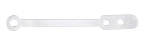 Comair Ersatzbänder Silikon 50 Stück flach/lang hitzebeständig 8,3cm