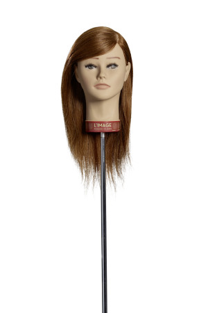 Limage  Üb.kopf Sabine 35cm mittelblond  indisches Echthaar Übungskopf  Limage