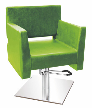 (B-Ware) Comair Bedienungsstuhl Porto hellgrün Farbe 22 hydraulische Pumpe