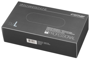 Comair Vinylhandschuhe L, 100er Box,     puderfrei, transparent