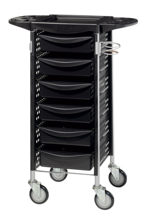 Comair Stapelboy "Profi" schwarz 42x38,5x92cm