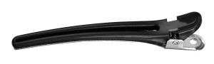 Comair Haarclips Plastik/Aluminium schwarz 95mm 10 Stück