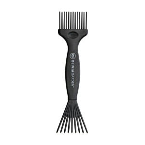 Olivia Garden Bürstenreiniger Mini schwarz aus recyceltem Nylon