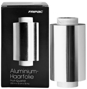 Fripac Aluminium-Haarfolie 12 cm x 250 m 15 my, silber
