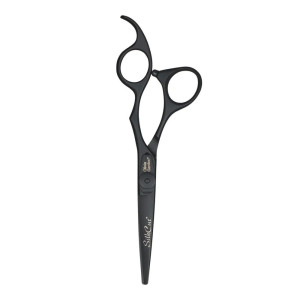Olivia Garden Haarschneideschere SilkCut Matt Black 5,75 " Rechtshänder