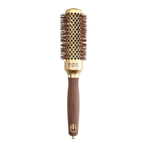 Olivia Garden Rundbürste Expert Blowout Shine 35 gewellte Borsten gold & braun