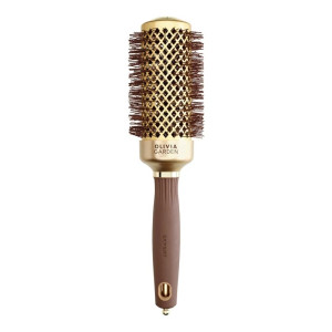 Olivia Garden Rundbürste Expert Blowout Shine 45 gewellte Borsten gold & braun