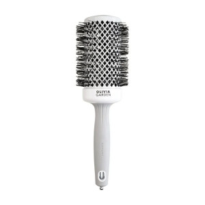 Olivia Garden Rundbürste Expert Blowout Shine 55 weiß & grau