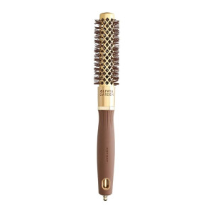 Olivia Garden Rundbürste Expert Blowout Shine 20 gewellte Borsten gold & braun