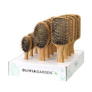 Olivia Garden Entwirrungsbürste Bamboo Touch Combo 12er Display