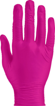 Efalock Nitril Einweg-Handschuhe puderfrei pink L  100Stk.