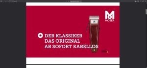 *Ausverkauf Moser HSM 1400 Cordless